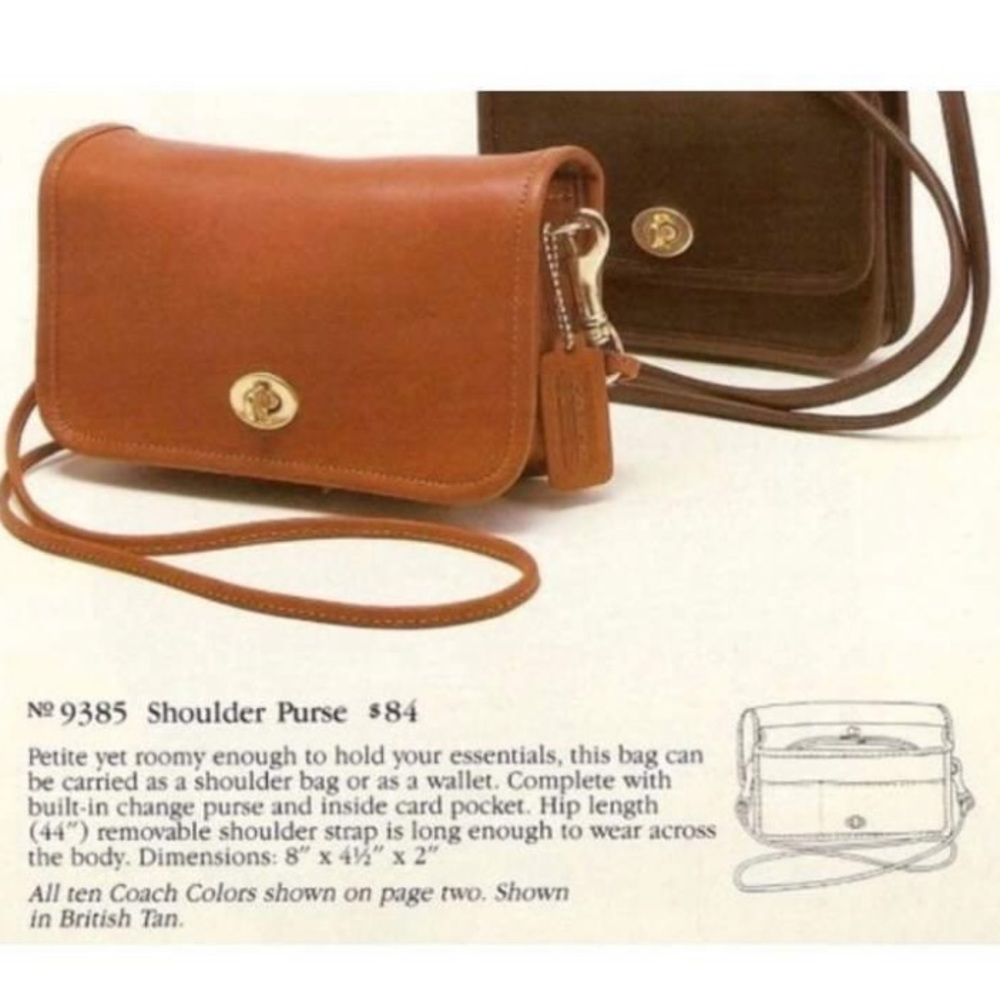 ❌SOLD❌ Coach Vintage 9385 Shoulder Purse - Picture 16 of 16